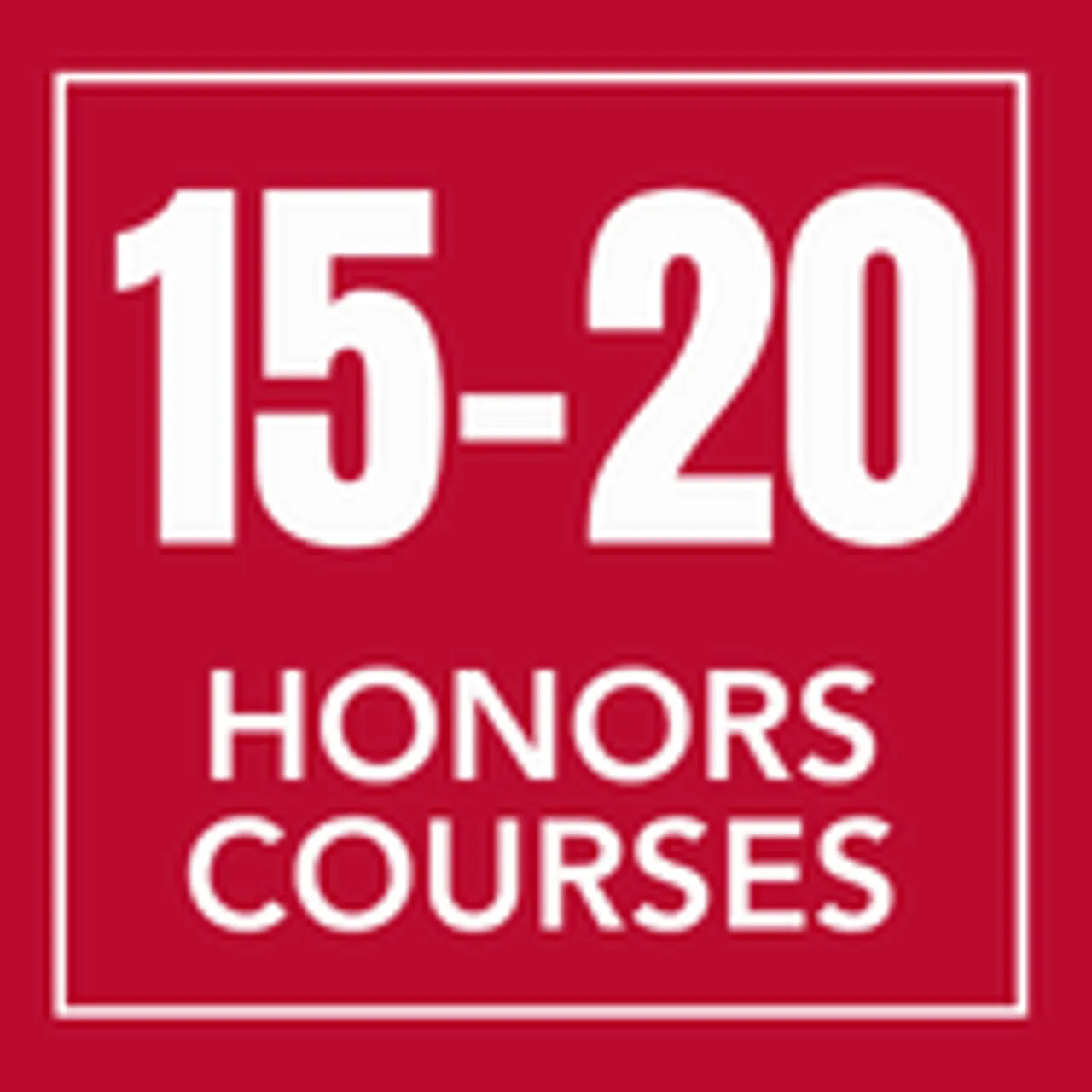 15-20 Honors Courses [text in white with red background and white border]