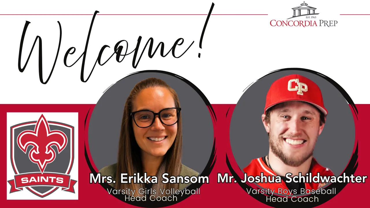 Mrs. Erikka Sansom, Varsity Girls Volleyball Head Coach, and Mr. Joshua Schildwachter '11, Varsity Boys Baseball Head Coach Announced