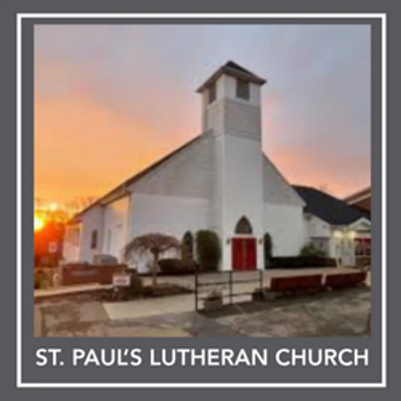 Image of church and church name