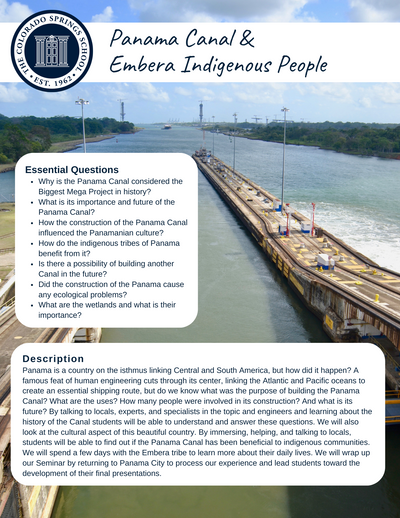 Panama Canal & Embera Indigenous People