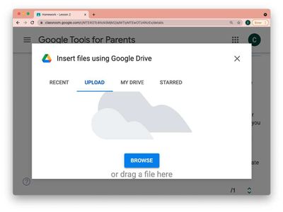 eLearning - Turning an assignment in to Google Drive 2