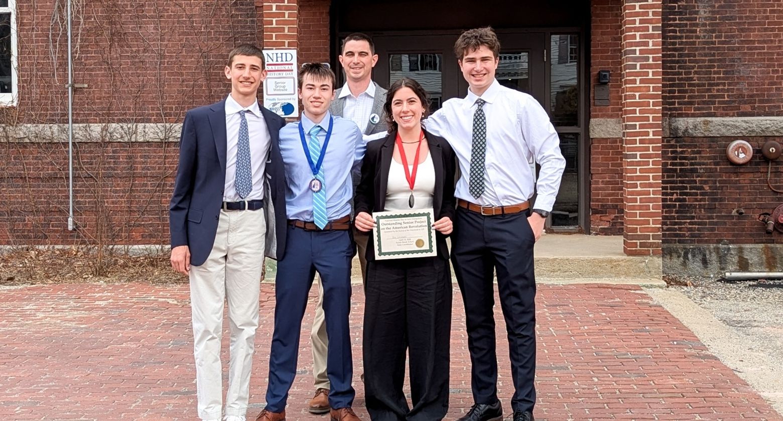 Brewster Makes History at NH History Day State Finals