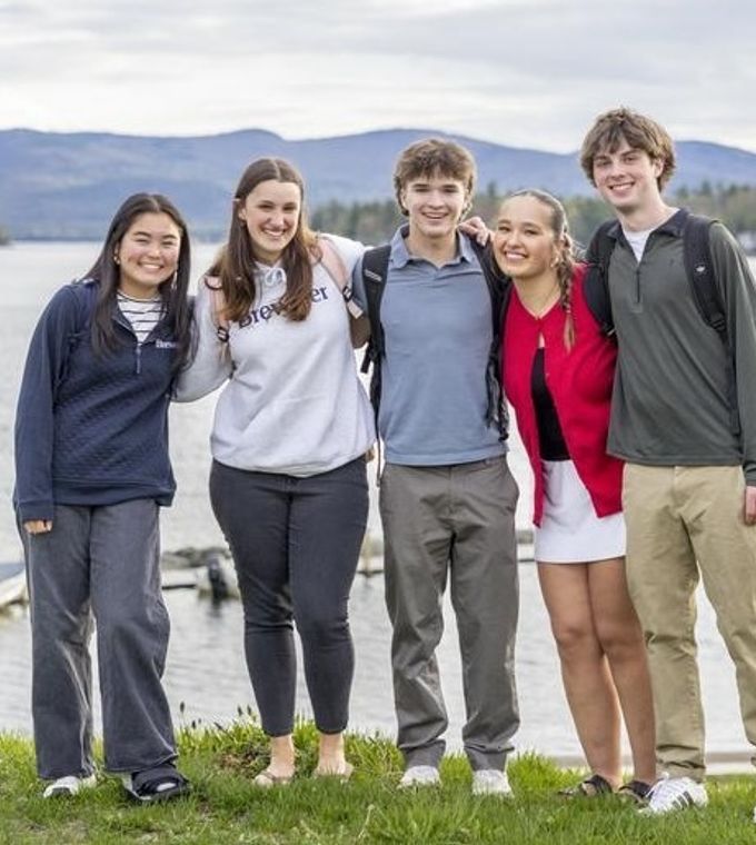 Students on campus