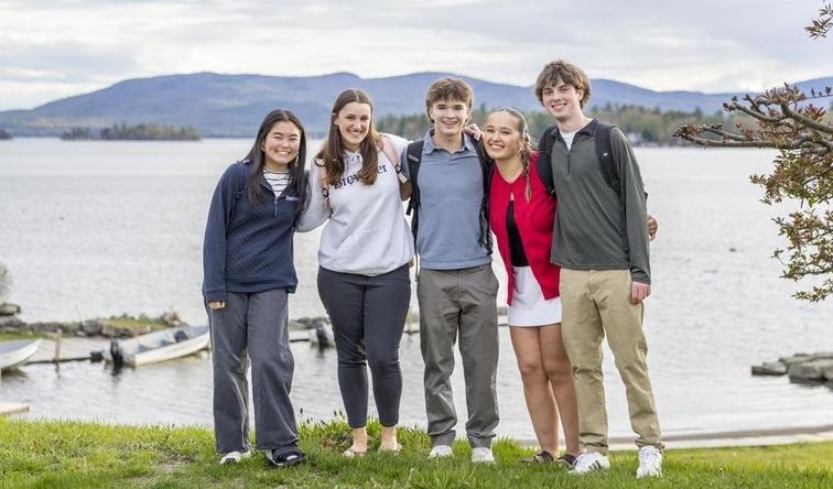 Students on campus