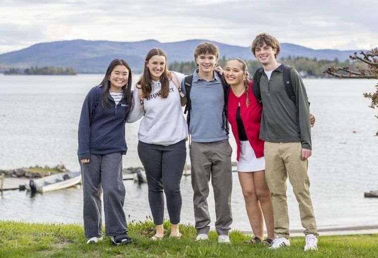 Students on campus