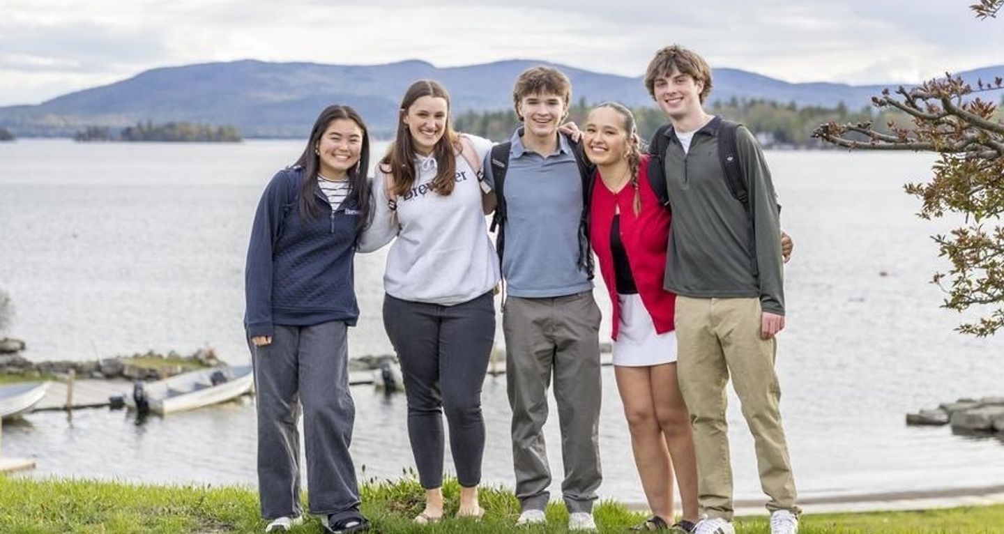 Students on campus