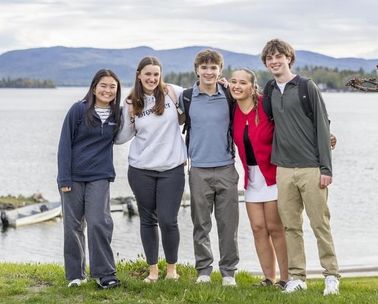 Students on campus