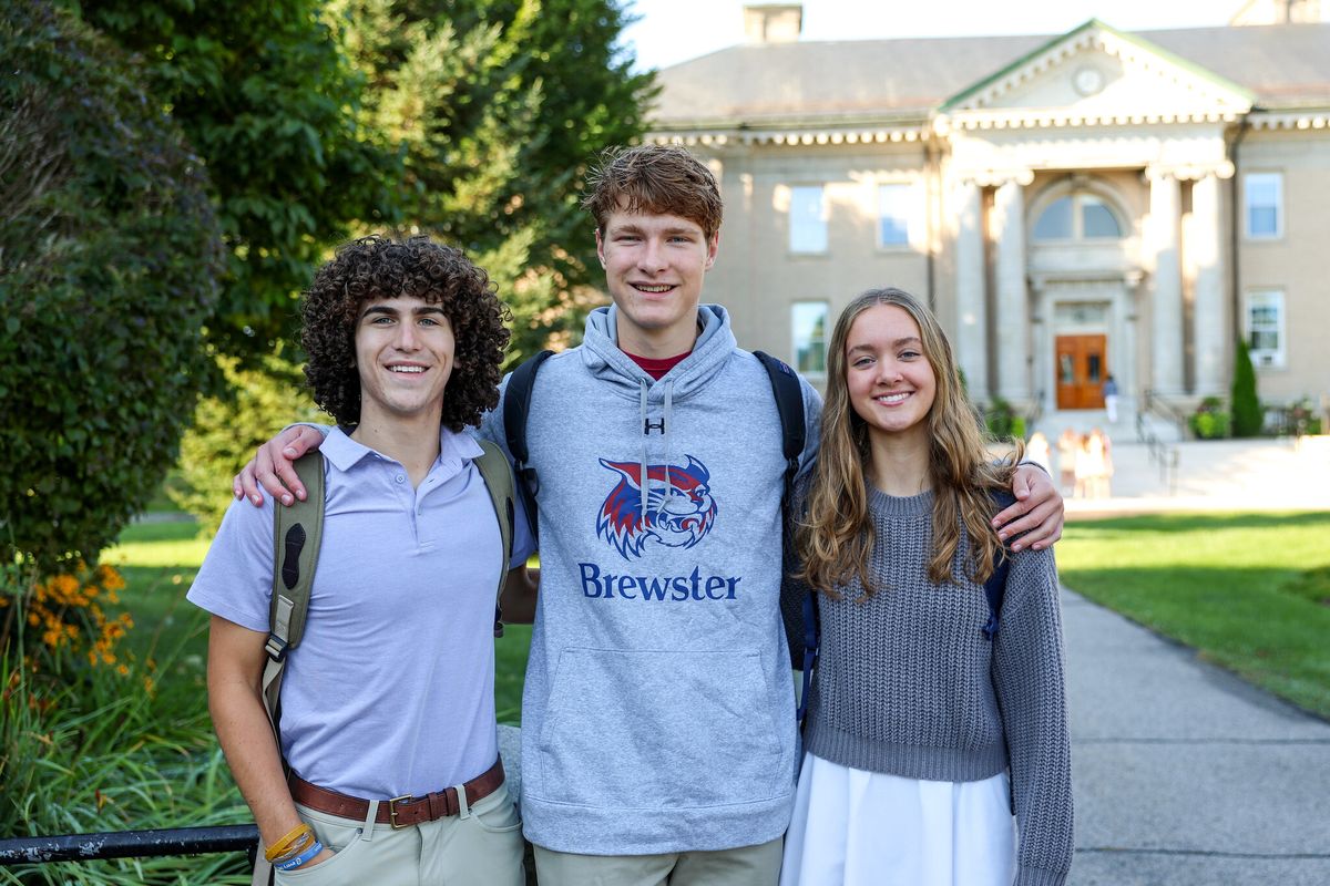 Brewster Academy students on first day of class