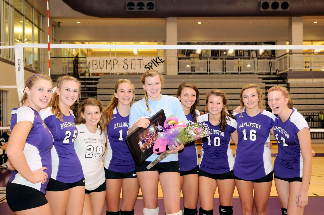 Darlington Senior Night Volleyball