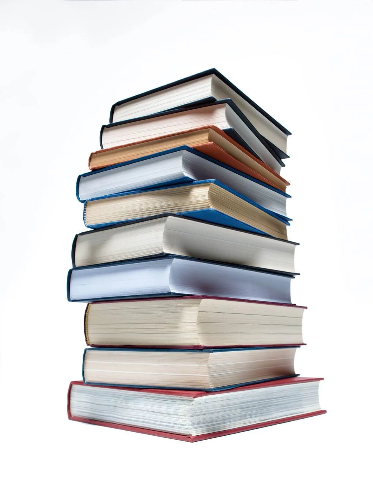 A9BMRJ stack of hardback books. Image shot 2007. Exact date unknown.