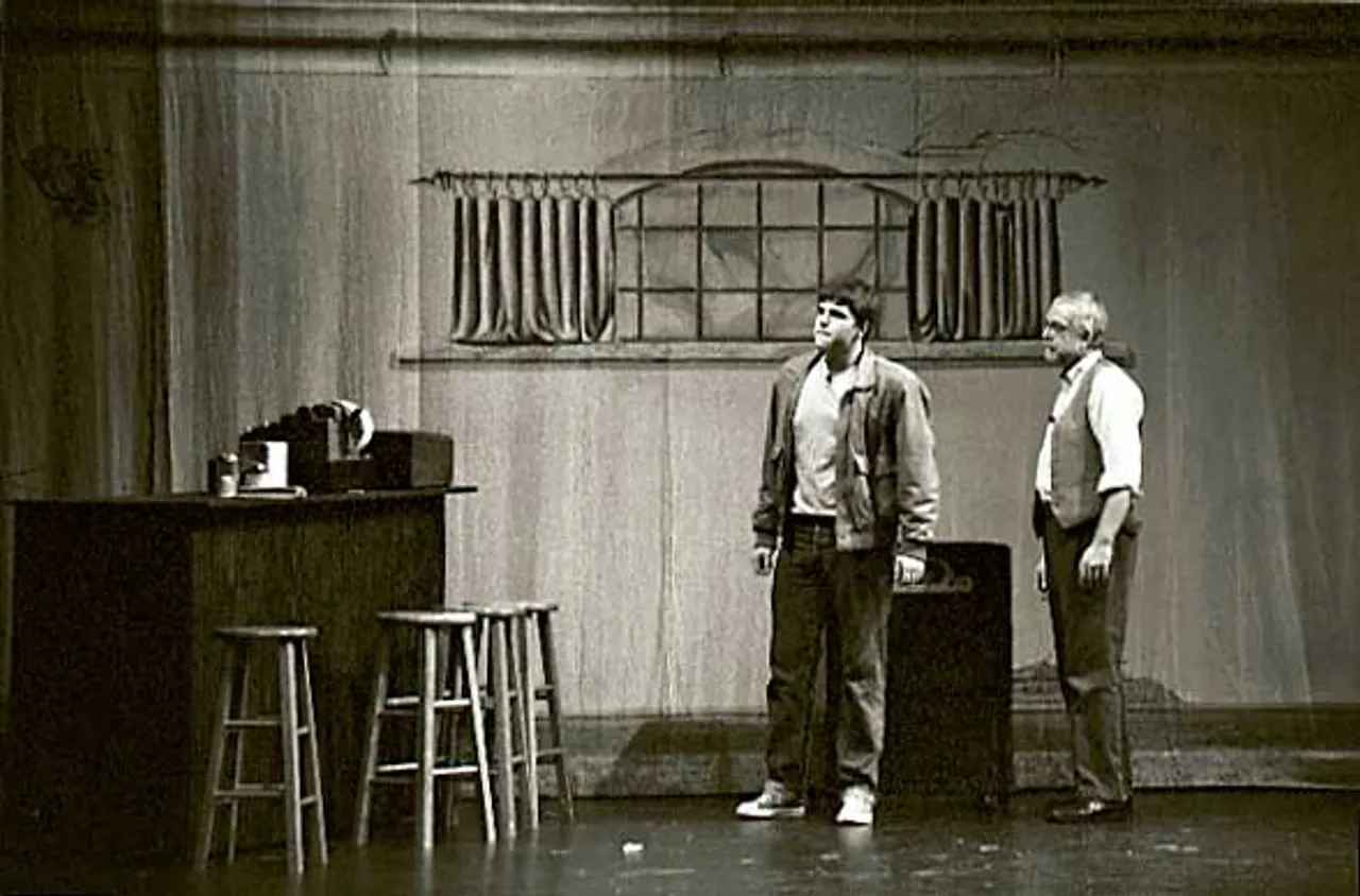 Tony and Doc in the drugstore.