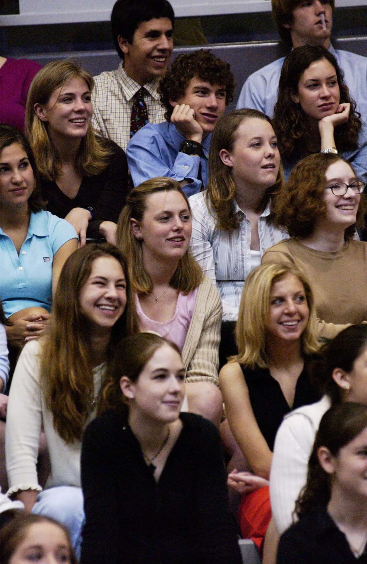 Students enjoy Bragg's colorful description of his family, all of whom live within a 50-mile radius of Darlington.