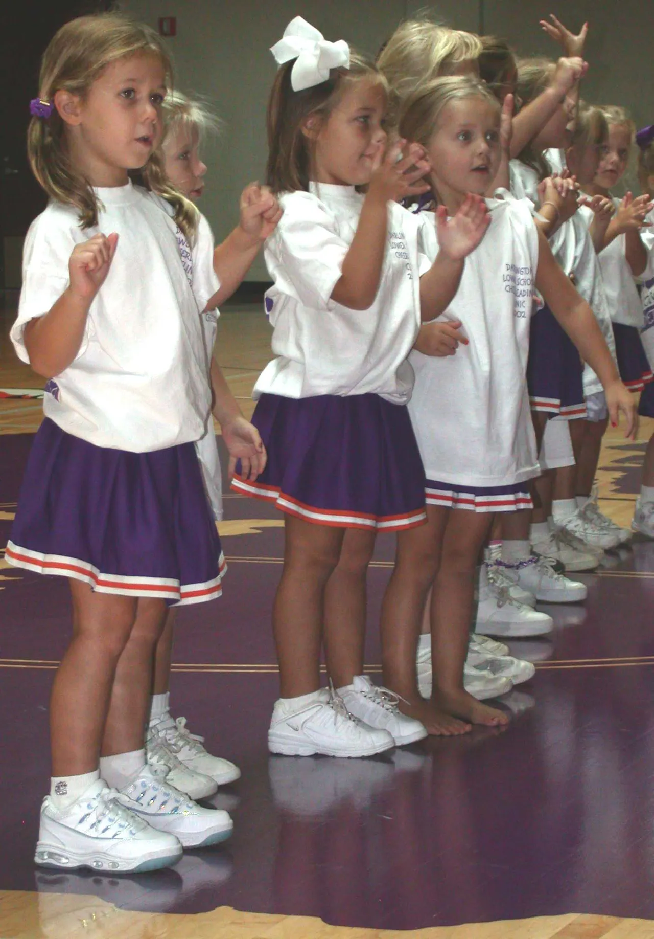 The girls made new friends in addition to learning how to cheer.