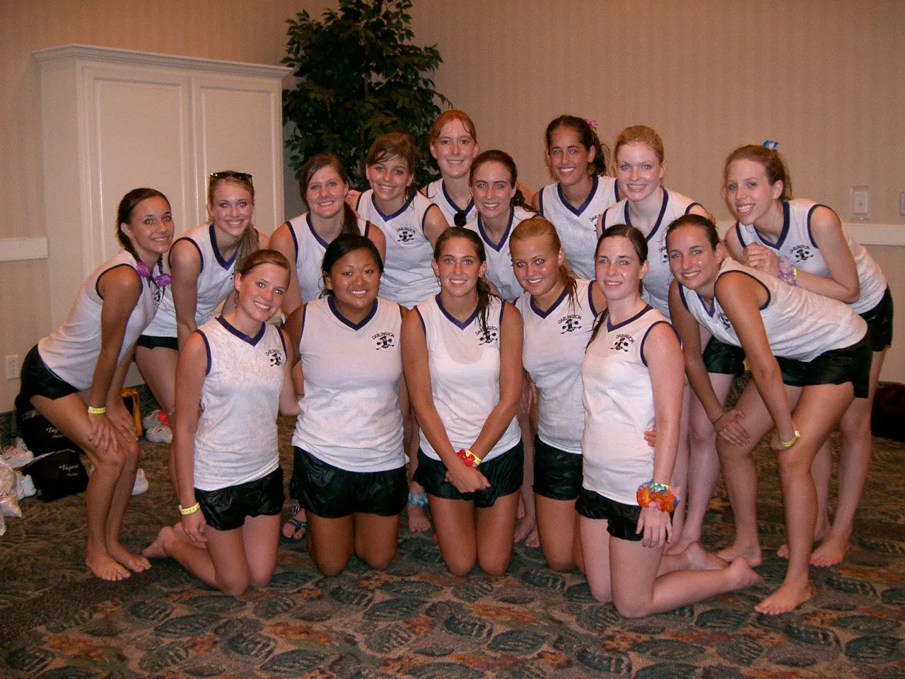 Christie Doss is a member of Darlington School's varsity cheerleading squad.