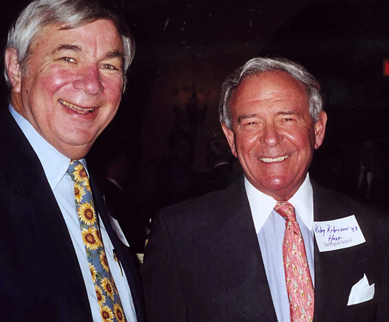 Sam Donaldson '53 with Roby Robinson '58, and Wiley Virden '49
