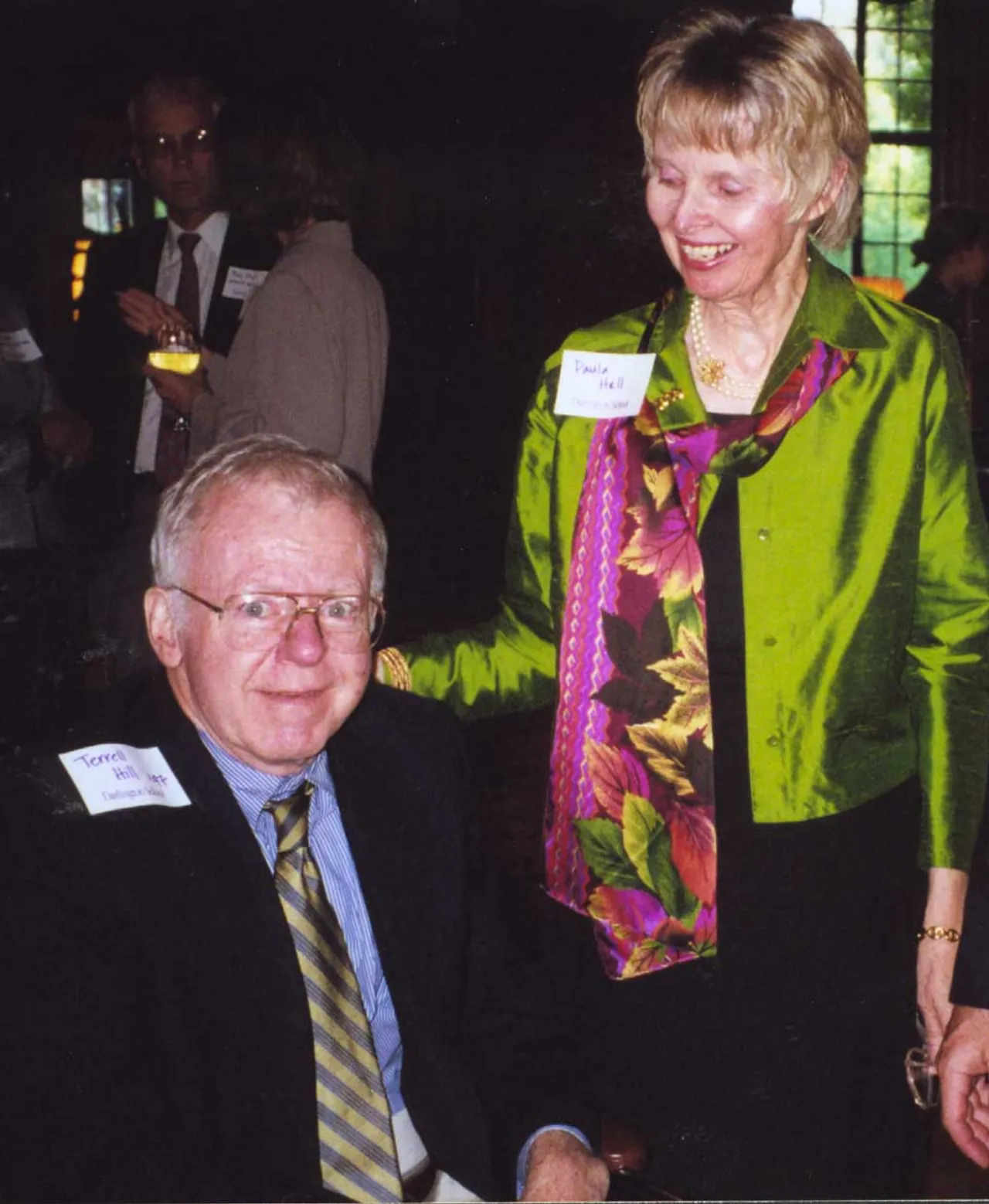 Terrell Hill '47 with his wife, Paula Hill