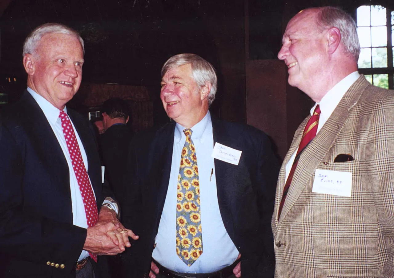 Ed Beard'49, Sam Donaldson '53, and Sam Evins '53