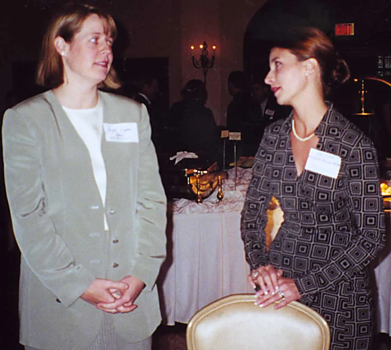 Leigh Dupre with Lisa Wyatt