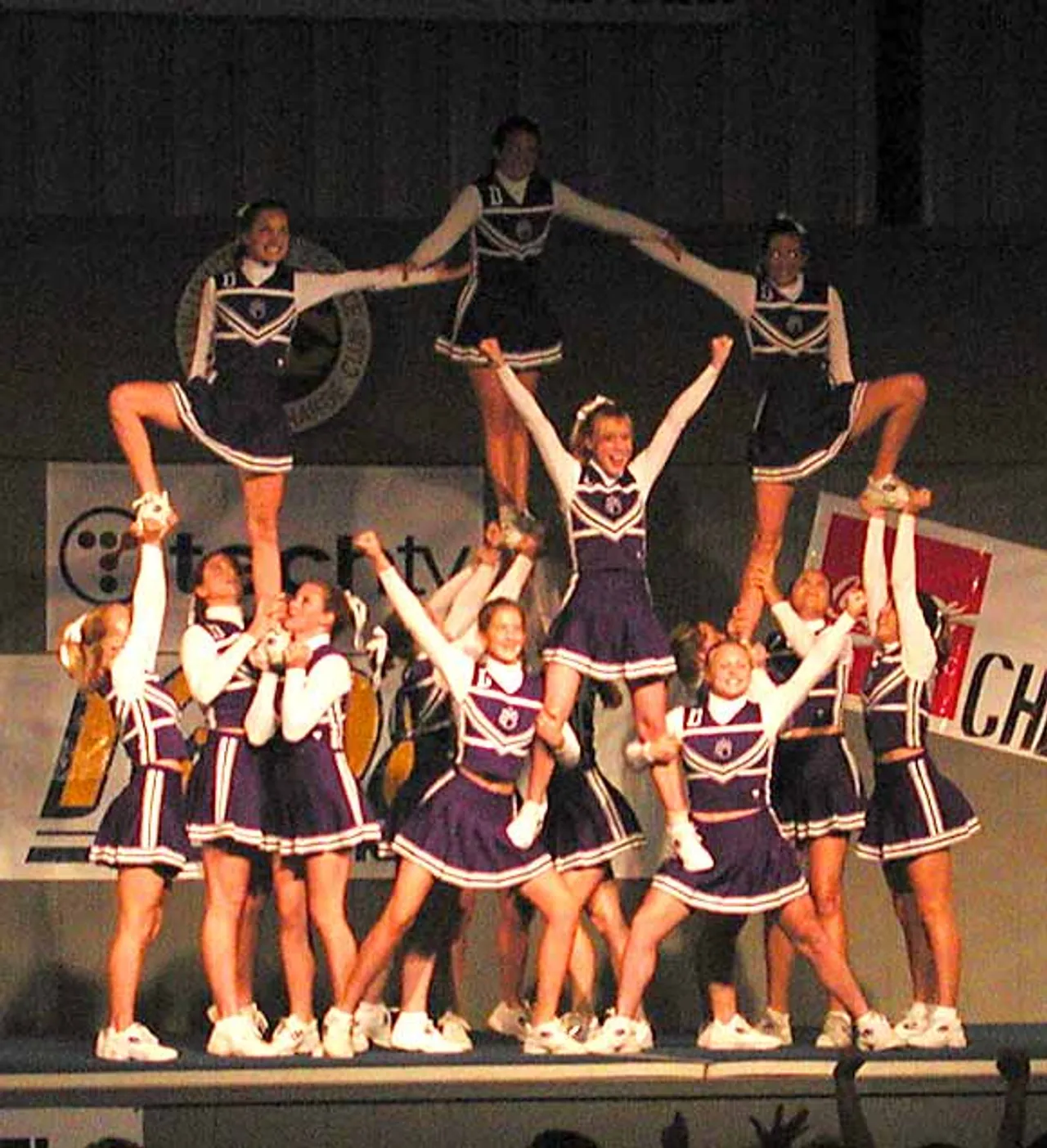 Cheerleaders at Coosa Valley Fair