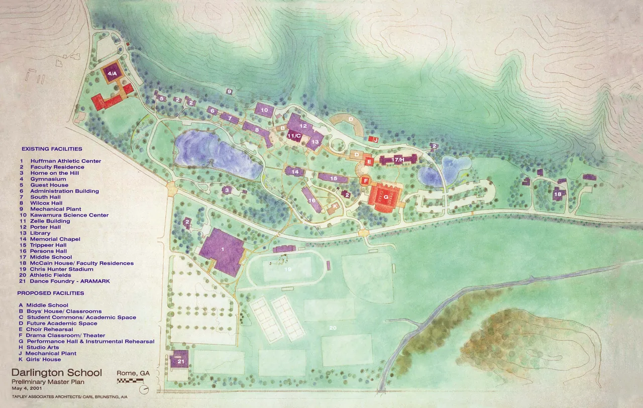 The Board of Visitors approved this new master plan for the Upper and Middle schools.