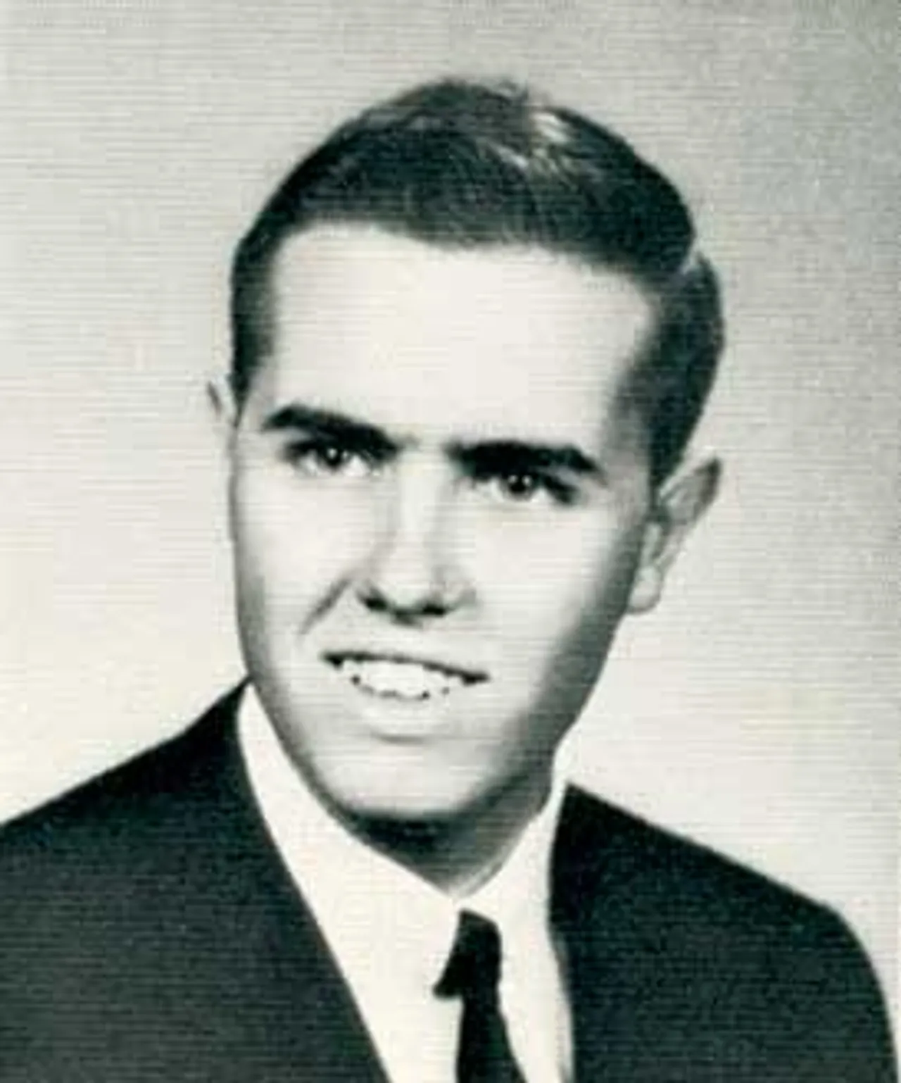 Sam Moss as a senior in 1963.
