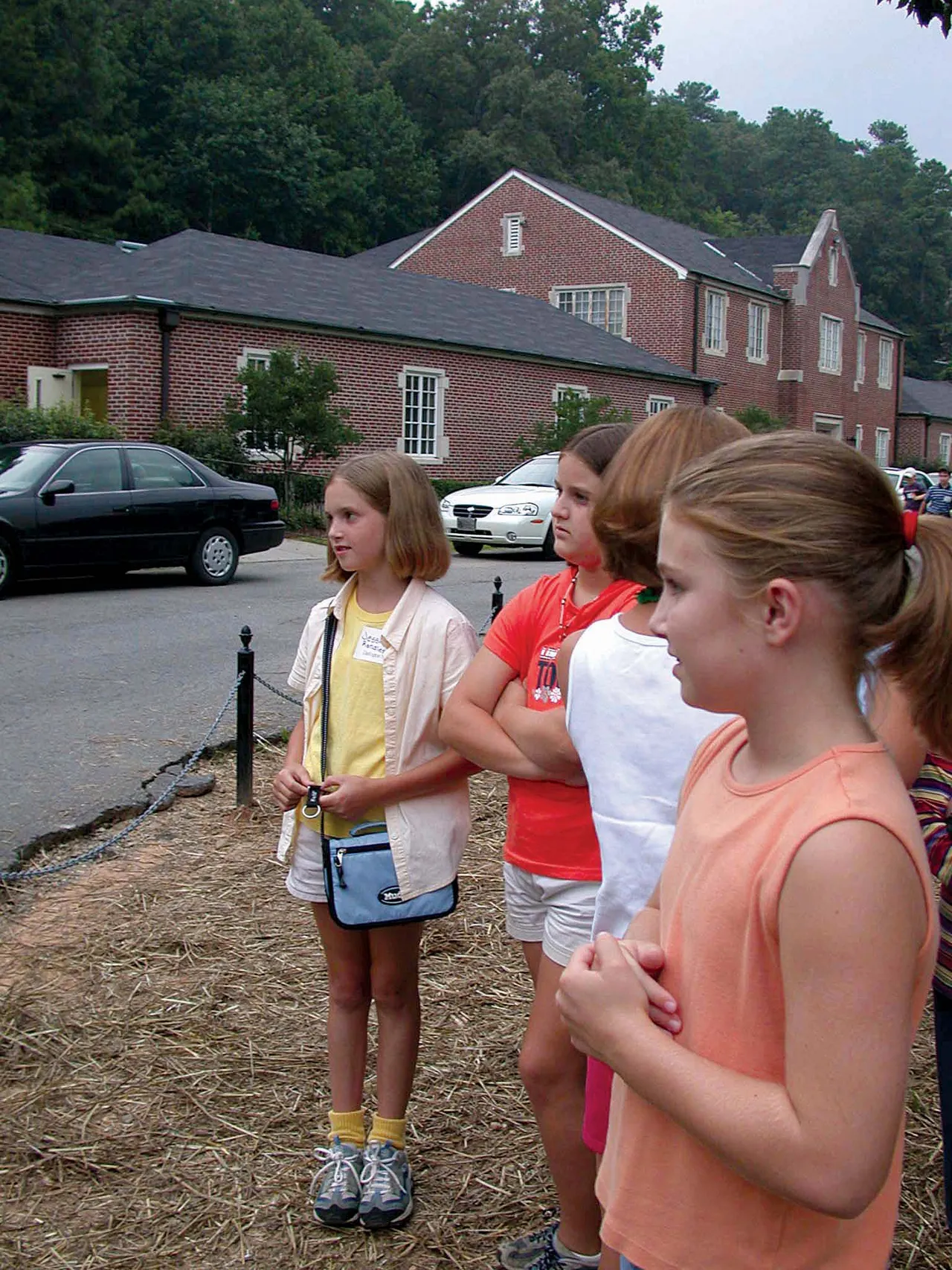 Rising sixth graders check out their new teachers.
