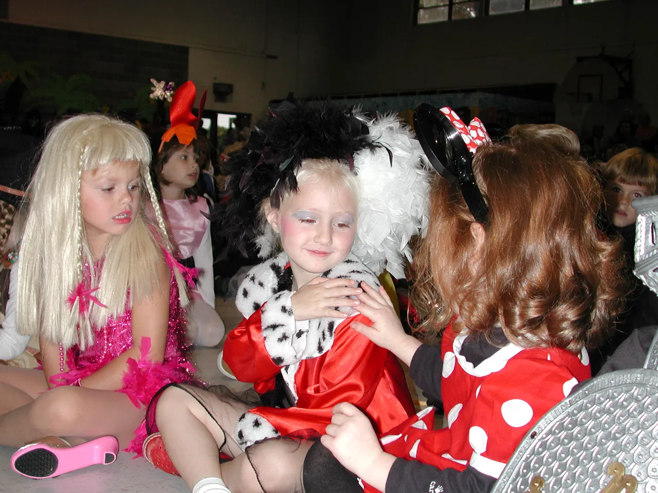 Traditionally, Halloween costumes are meant to spook the unsuspecting bystander. These children decked in their playful outfits evoke more warm smiles than shivers.