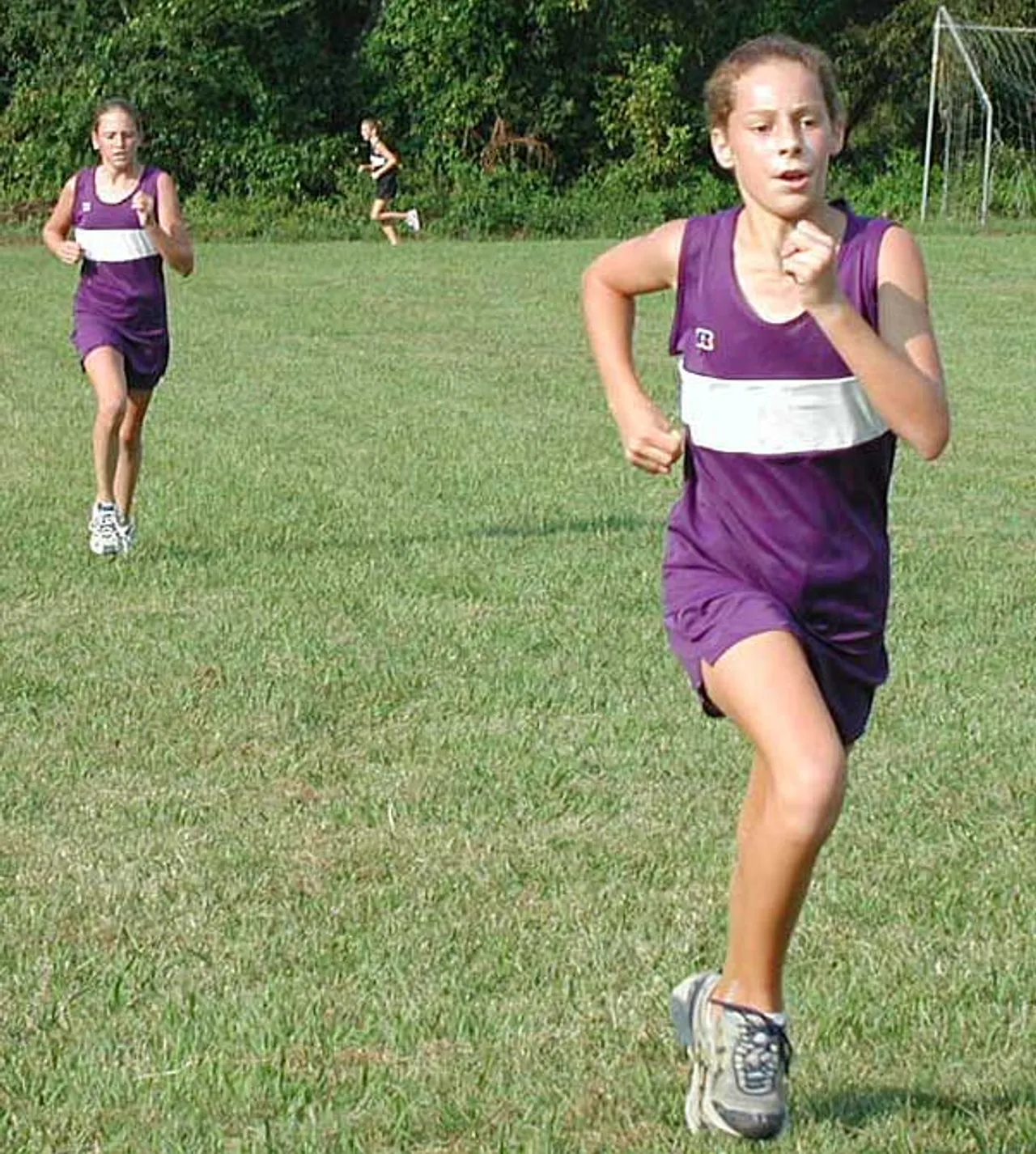 Both the Middle School boys and girls cross country teams finished seventh in a field of nine teams.