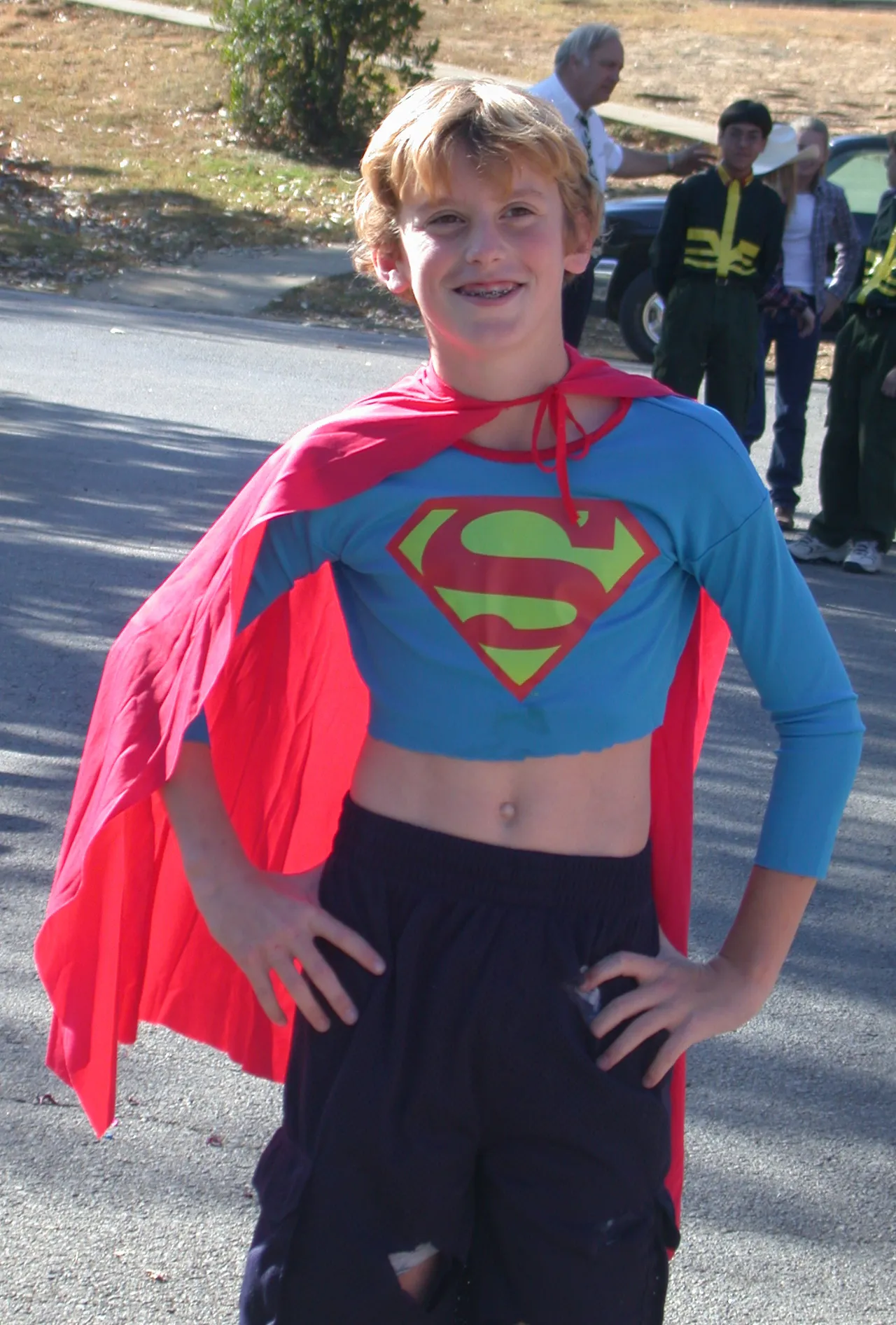 By day he's Ryan Naegel, but by night he's Superman.