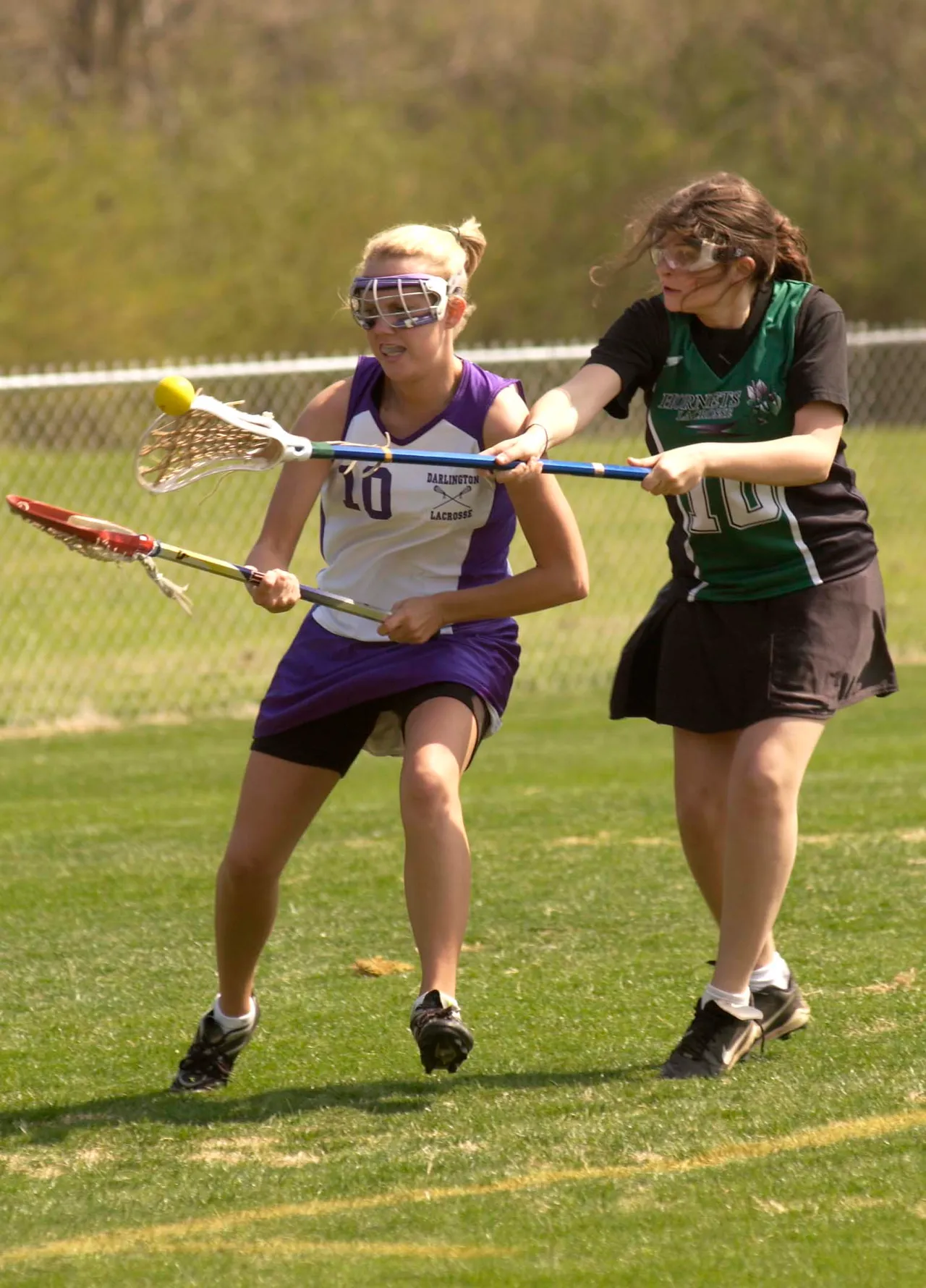 Girls Varsity Lacrosse vs. Roswell, March 2004