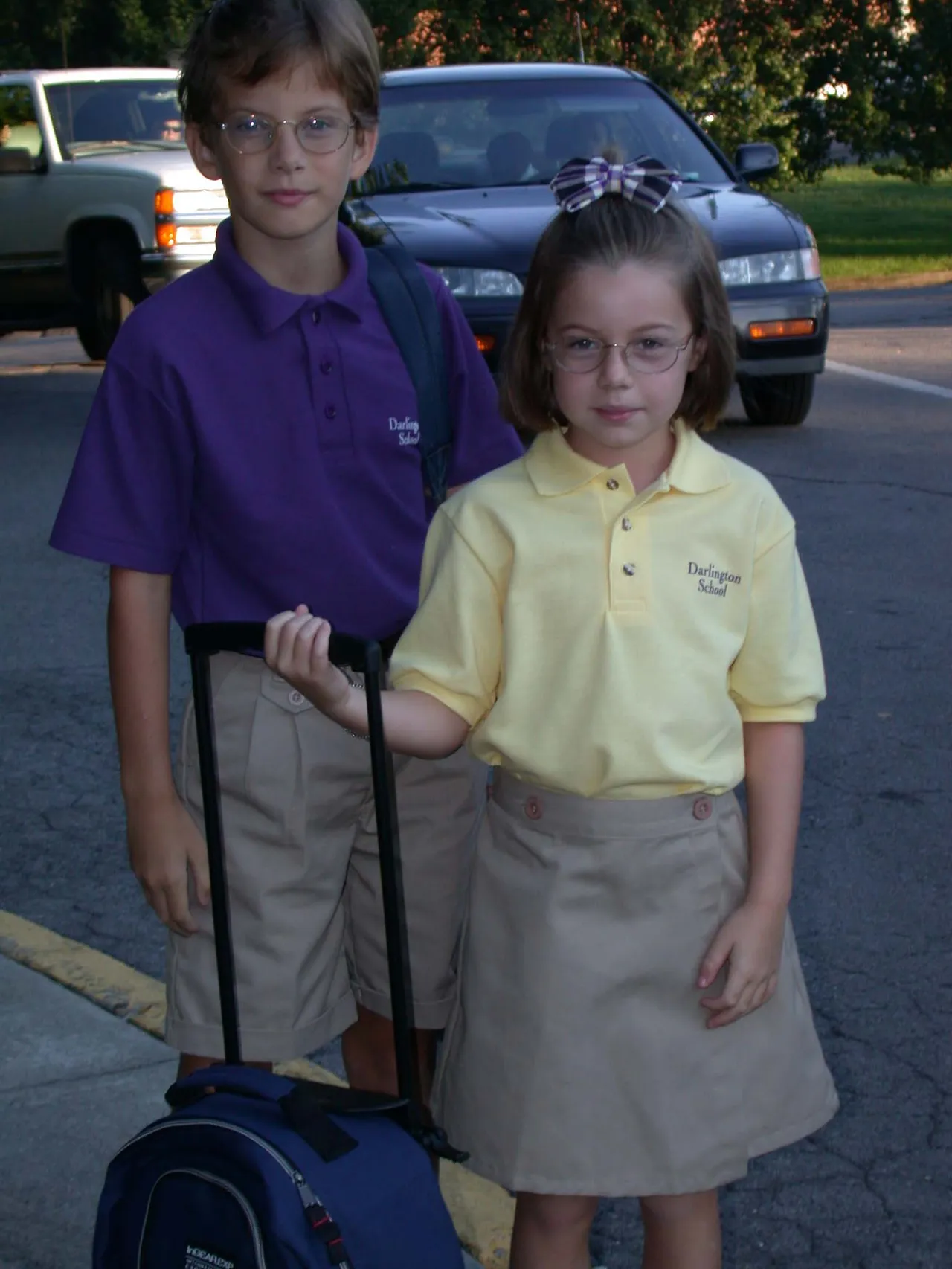 Times change and the beginning of this school year is no different. At the Lower School, students are wearing uniforms and many are carrying backpacks with wheels!