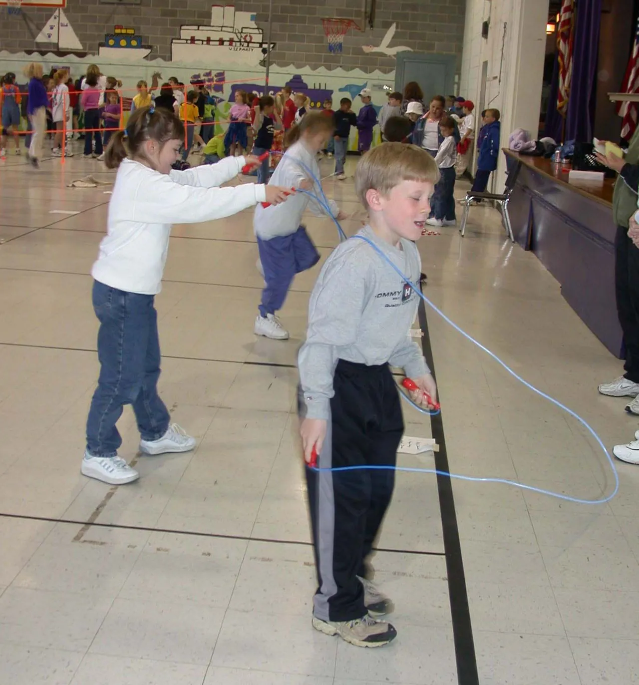 Students raised $8,710 for the American Heart Association in this year's Jump Rope for Heart.