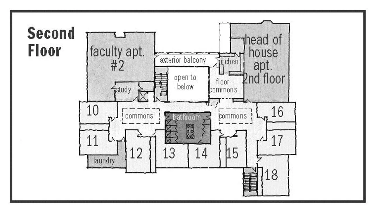 The two new girls houses join Persons Hall around a newly created courtyard and will replace Trippeer Hall.