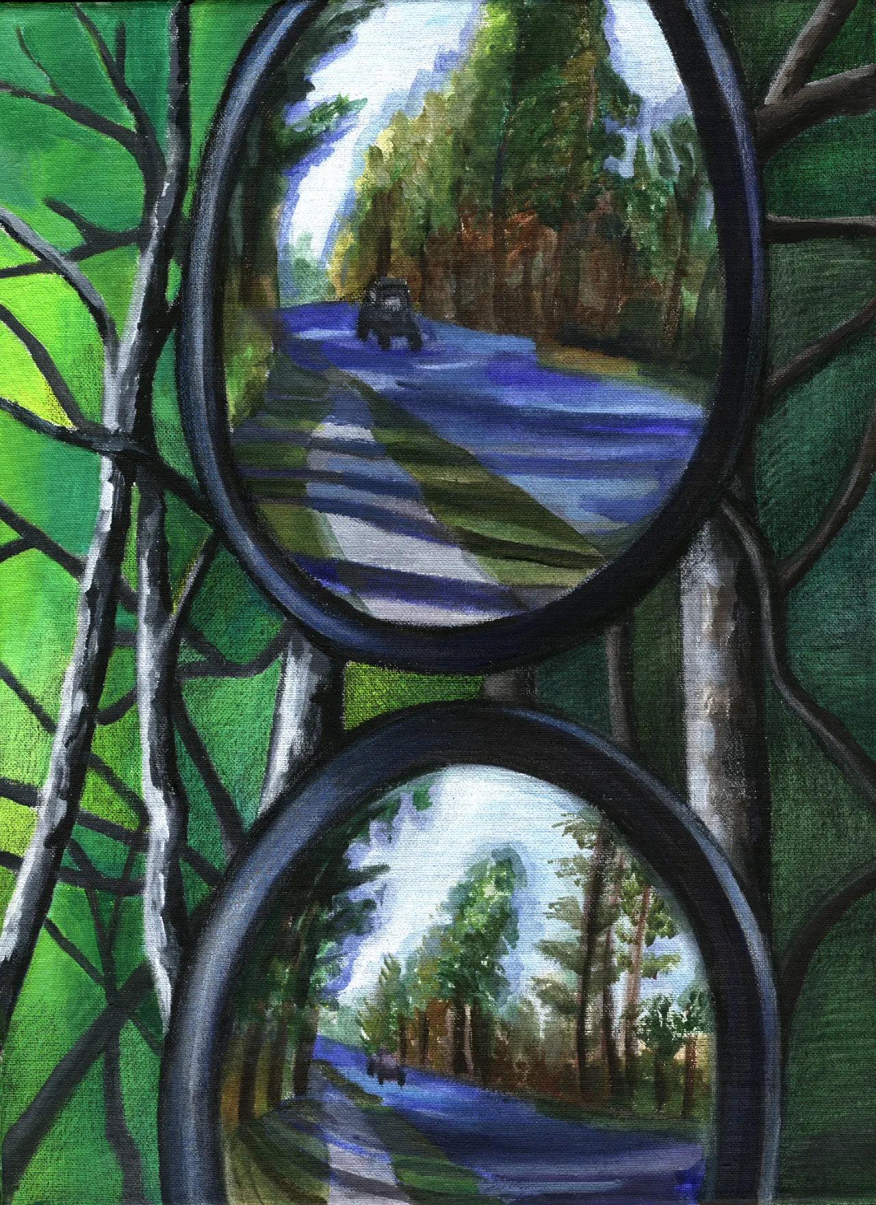 "Roadway Reflection" by Yena Ahn