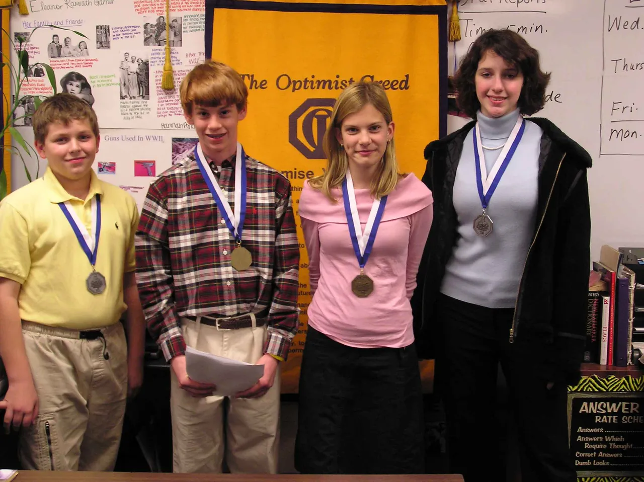 Will Thoms, Jack Kelly, Isabel Bonnyman and Alexandra Dodd