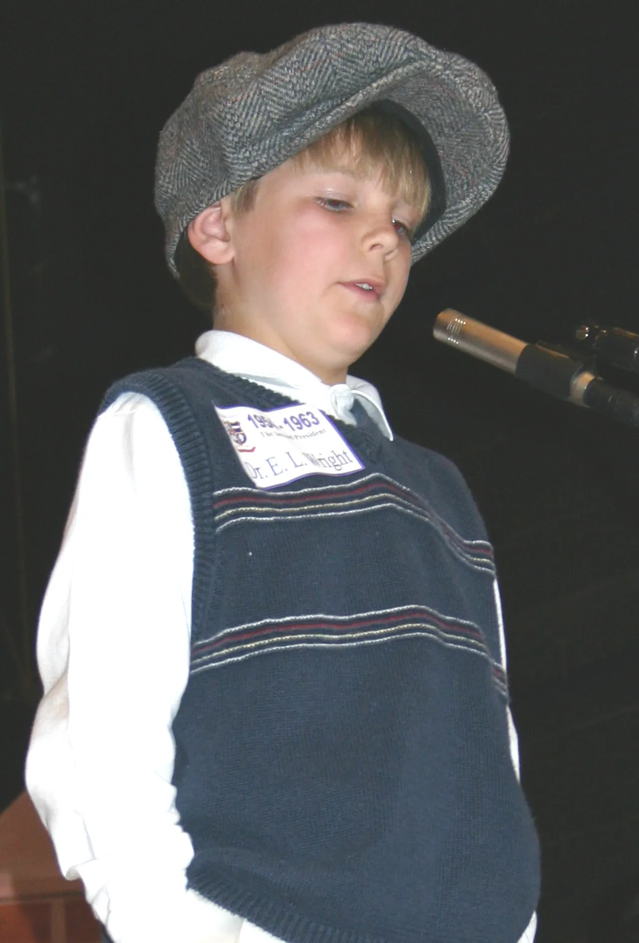 Hollis Ledbetter as Dr. E.L. Wright, his great-grandfather