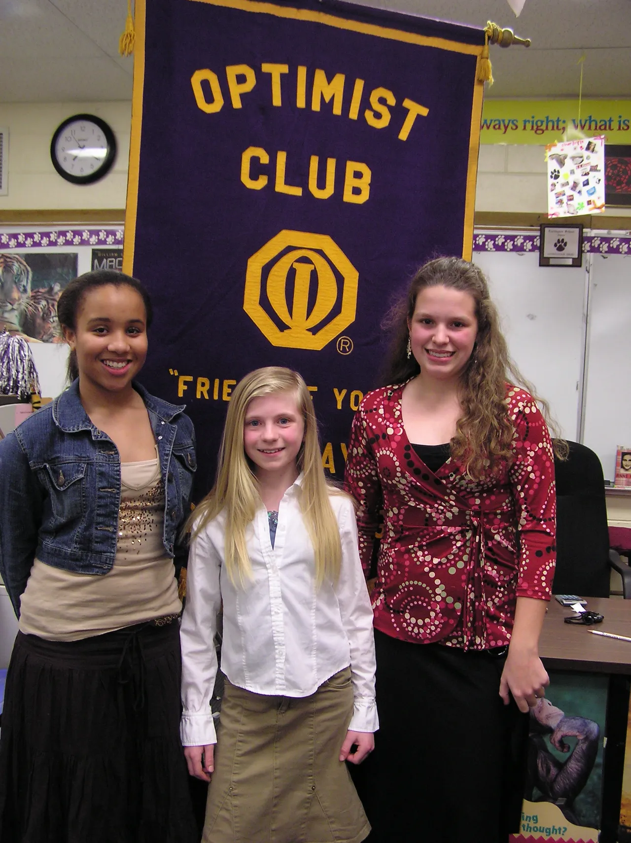 Top three girls: Brisha Askew, Ansley McDurmon and Ali Harton