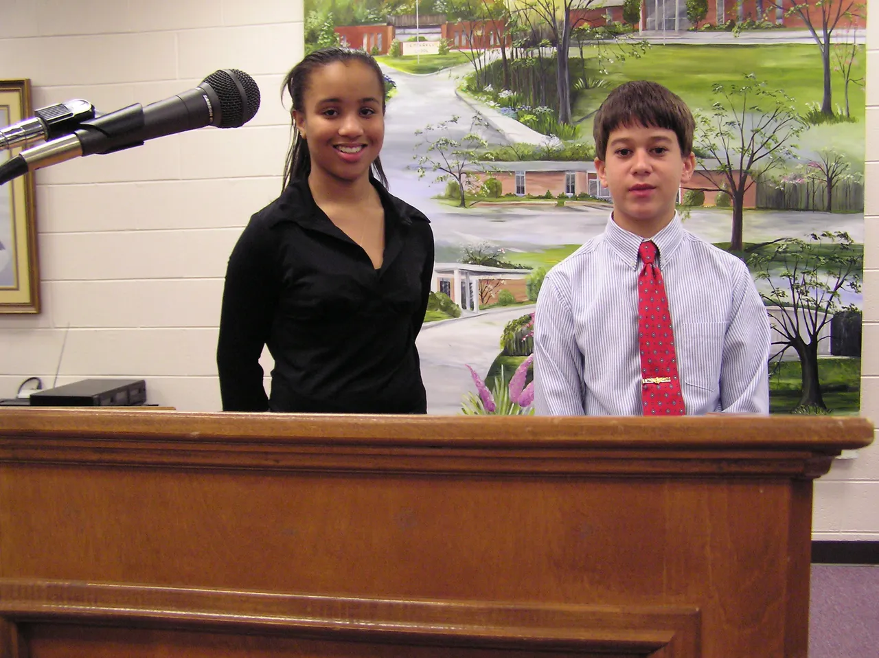 Askew and Bloom at the Zone Level competition