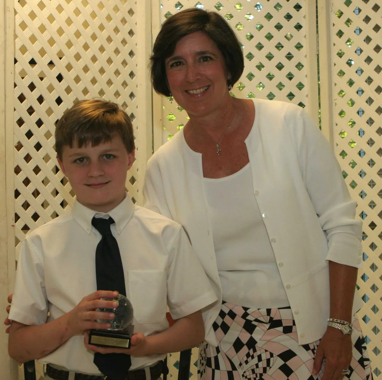 Dillon Weeks and Terri Huffman Watters