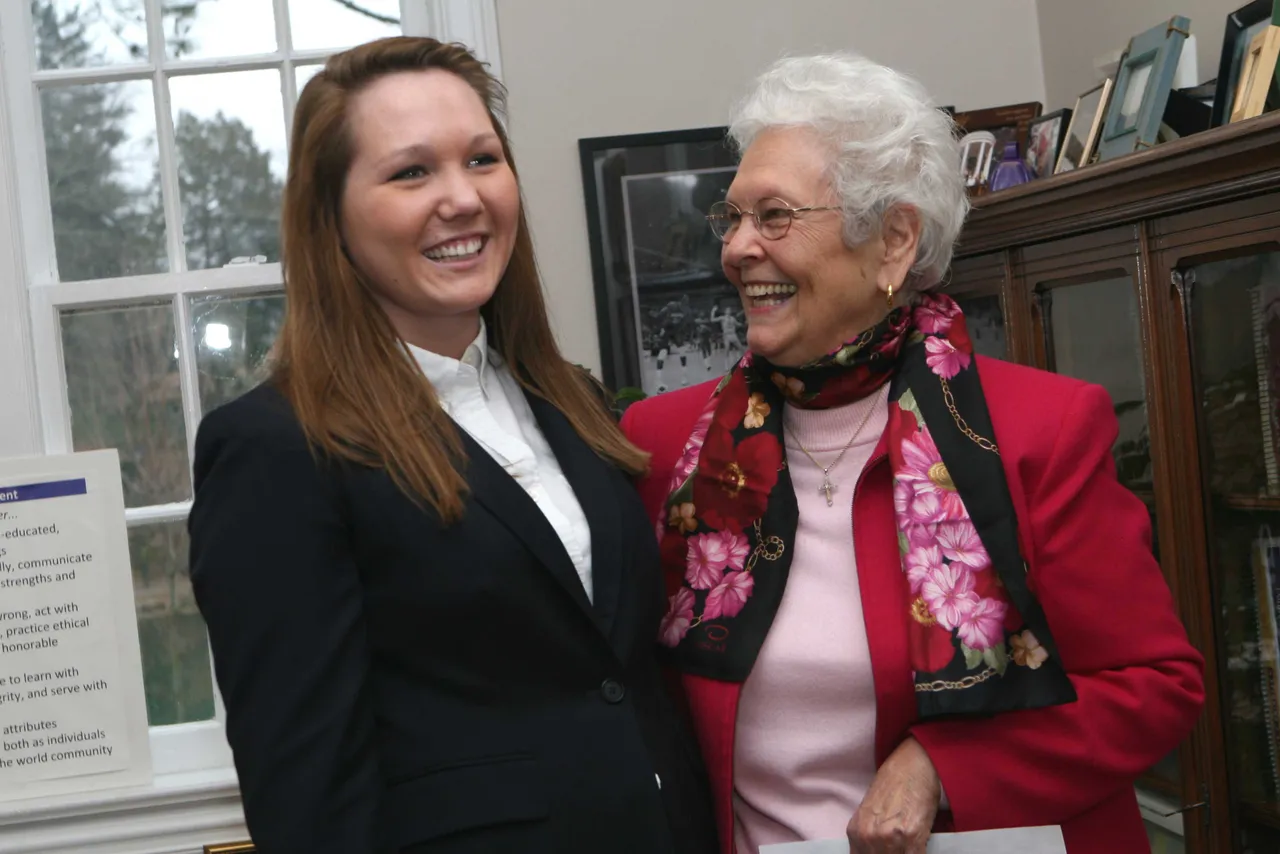 Adrienne Hamil and Hilda Moore