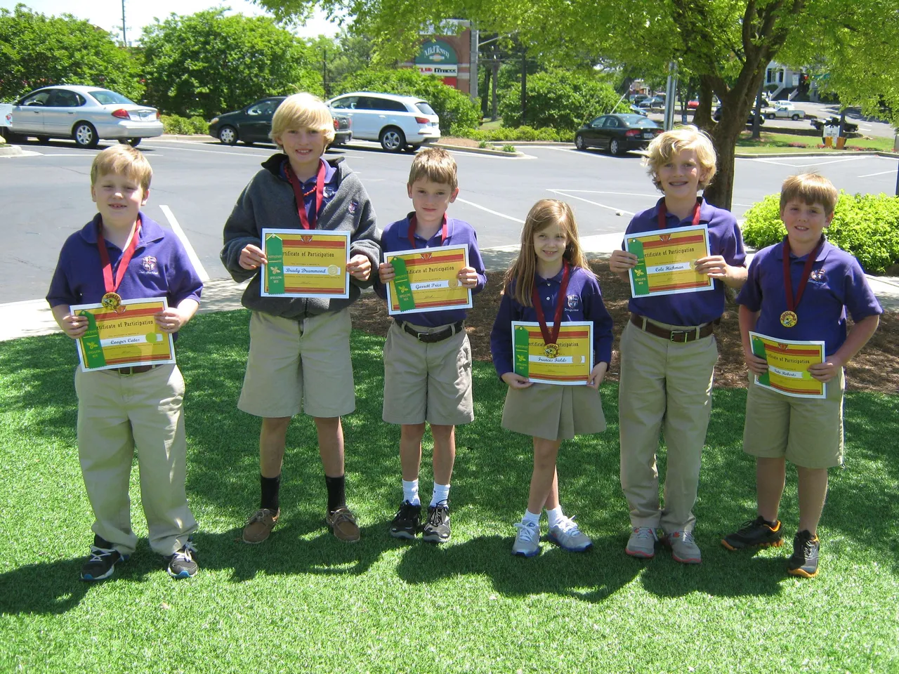 Students compete at the Independent Elementary Spelling Bee.