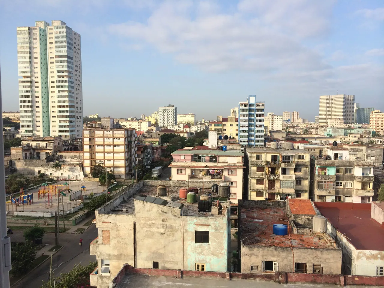 A view of the Havana skyline from my hotel room