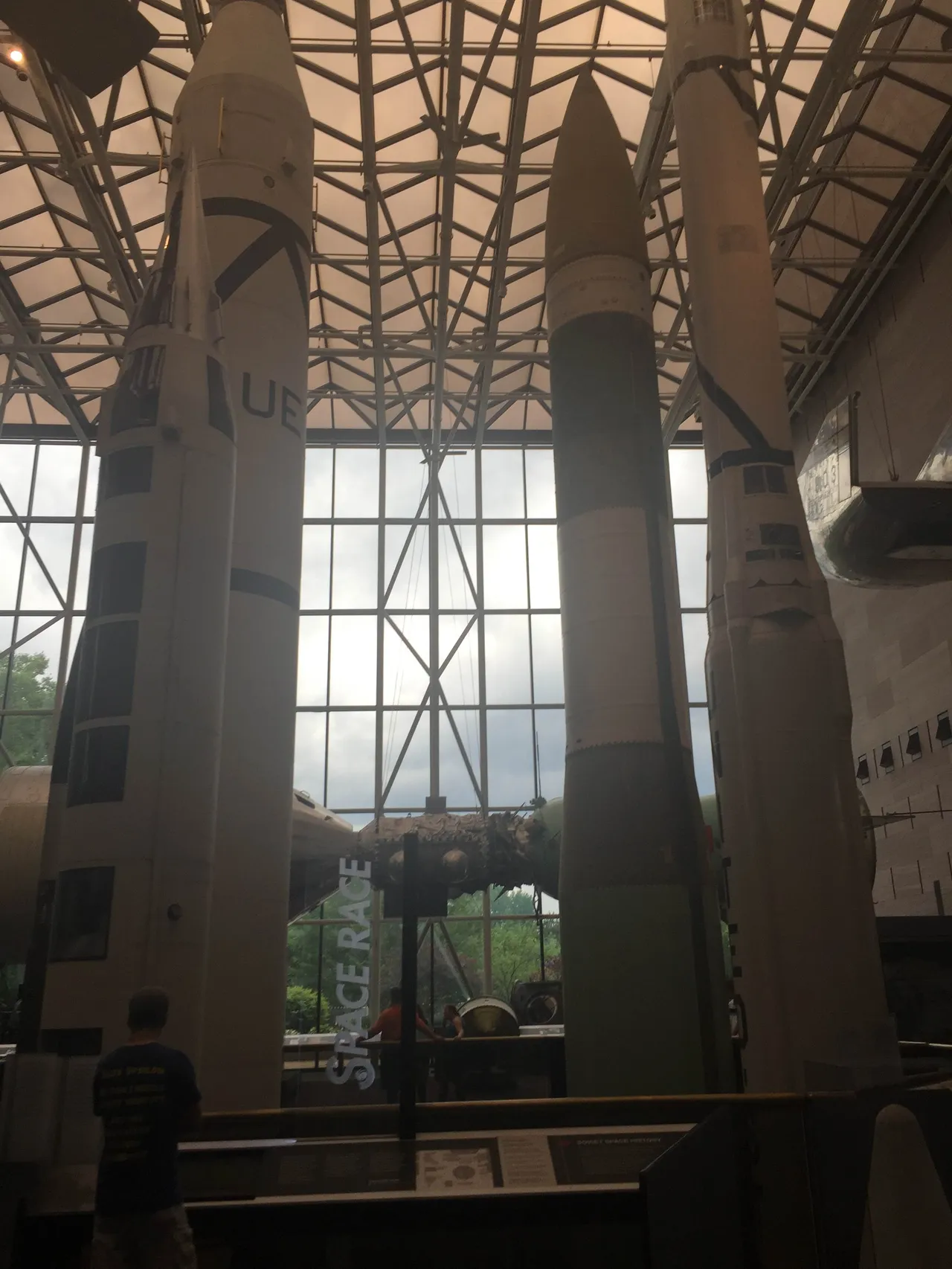 Space rockets at the Museum of Air and Space