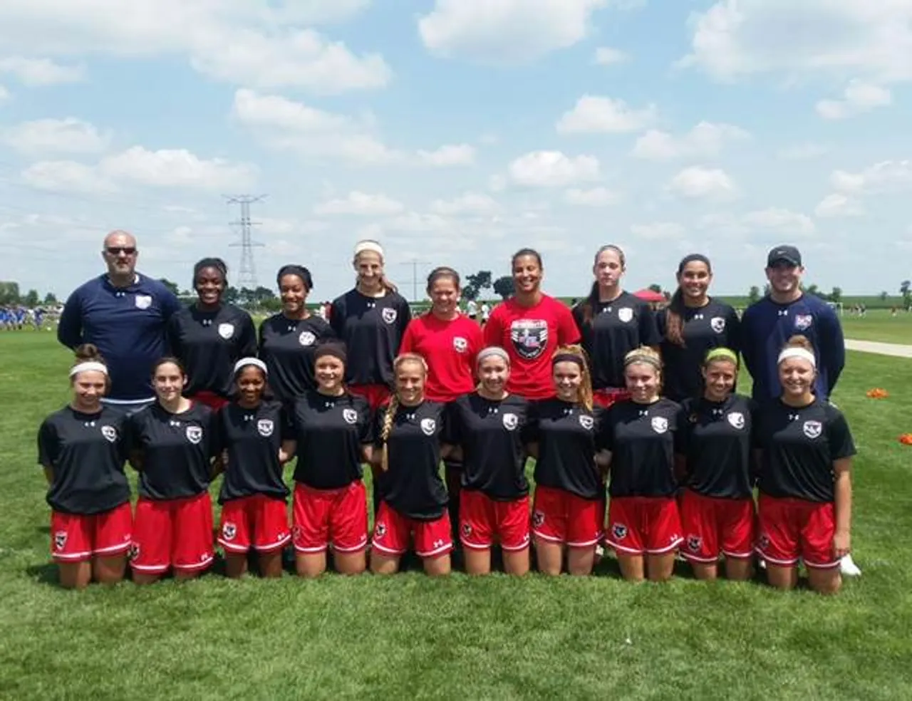 With 16 of my teammates and our coaches representing Ohio women's soccer