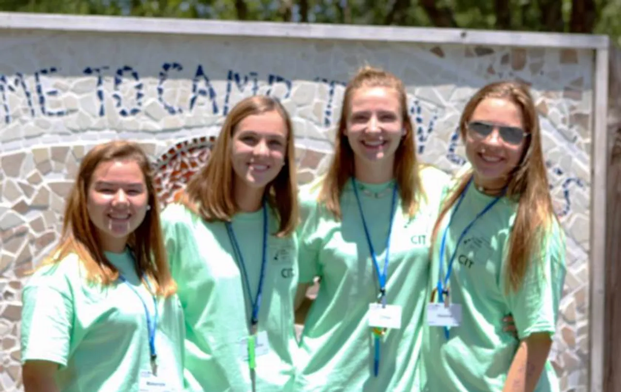 Me and my three best friends from camp...we've been going to camp together since I was nine years old!