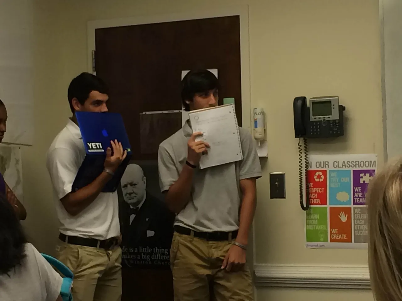 Jonny and Michael are in awe of their opponents' extreme skills.