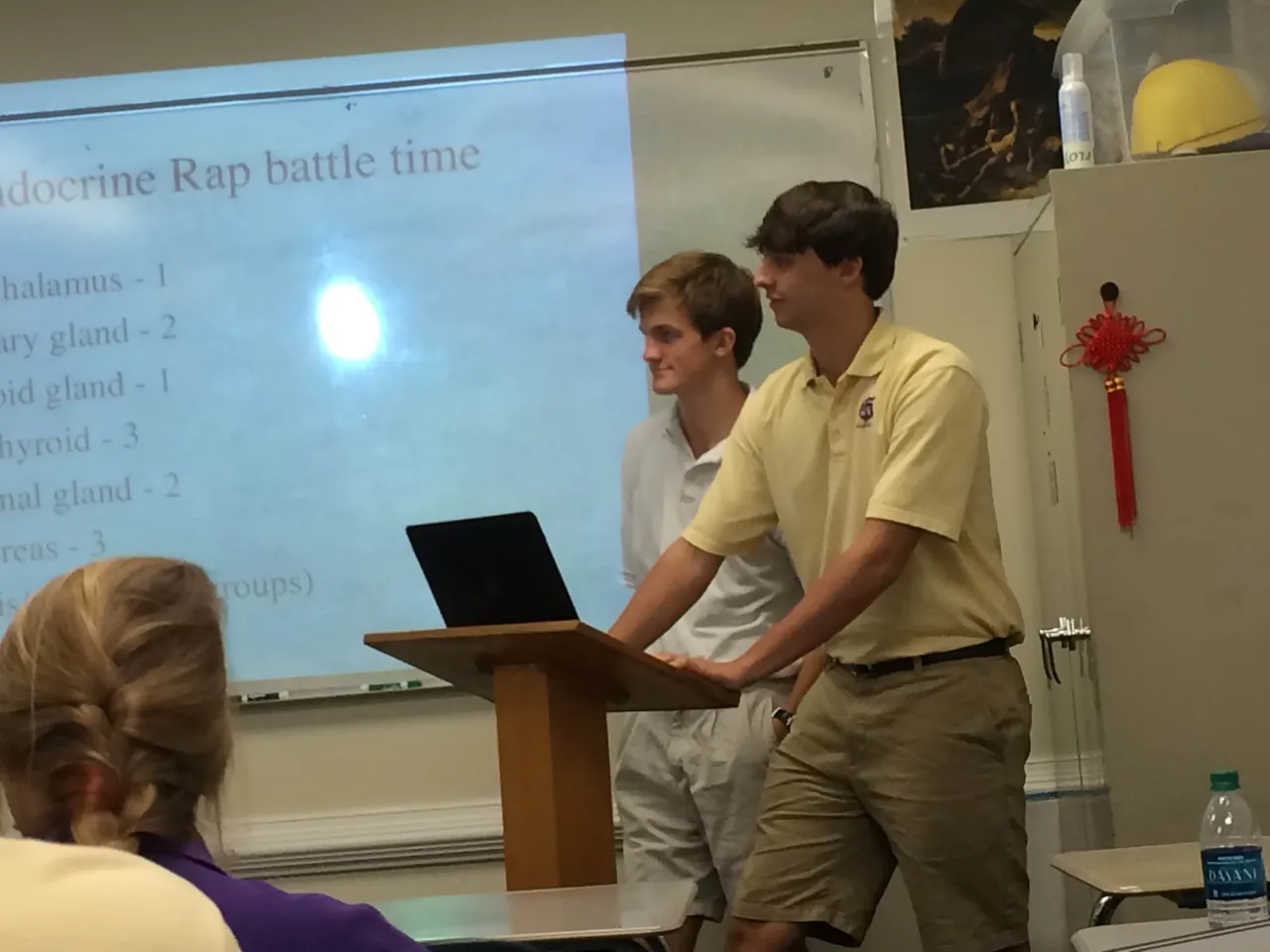 Ivy and Chase are getting ready to drop some mad knowledge on the class.