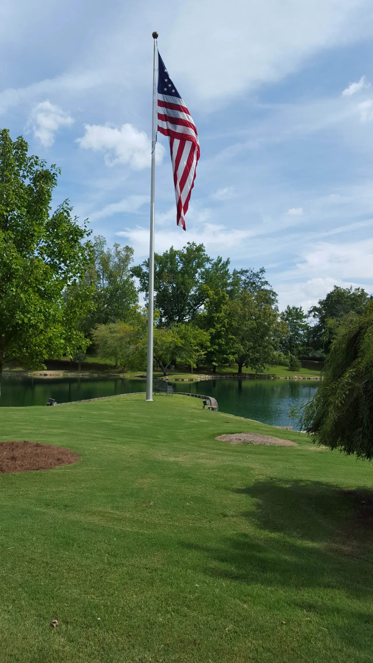 Dr. Elson S. Floyd ('74) Legacy Point in the summer.