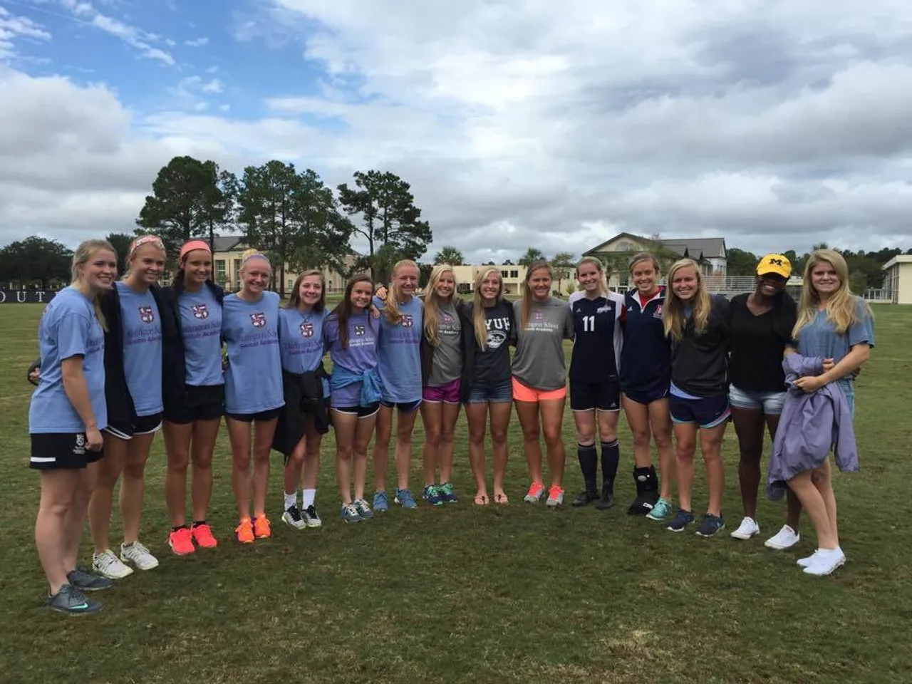 The Academy girls got to watch Francis Marion vs. Charleston Southern and catch up with Soccer Academy alumnae Kelly Anthony and Allie Duckworth ('13).