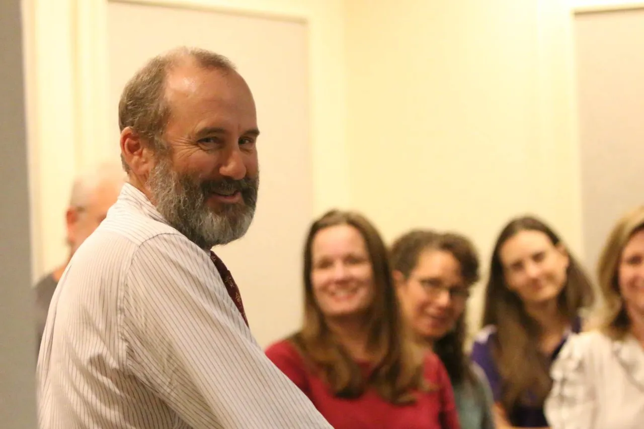 Roy Dickinson ('77) shares memories and lessons learned from teacher, friend and mentor George Awsumb.